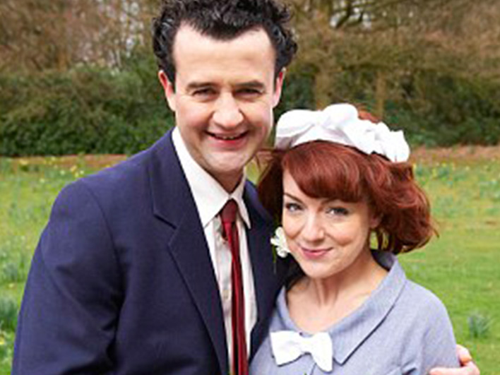 Sheridan Smith with Daniel Mays in Mrs Biggs